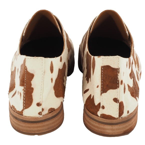 Kork-Ease Nottingham Slip-On Cow Print Oxford Shoes - Picture 8 of 9